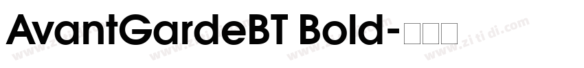 AvantGardeBT Bold字体转换 AvantGardeBT Bold字体转换